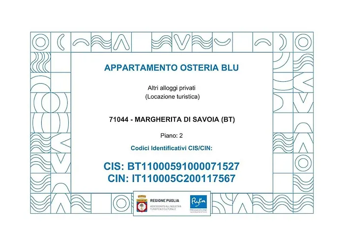 Osteria Blu * Margherita Di Savoia